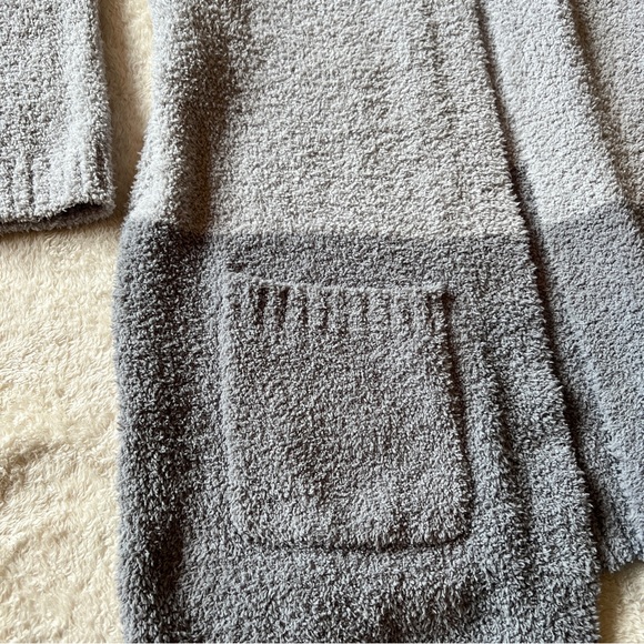 Thread and Supply One Size Open Front Sweater Cardigan Pockets Long Line - Picture 2 of 7